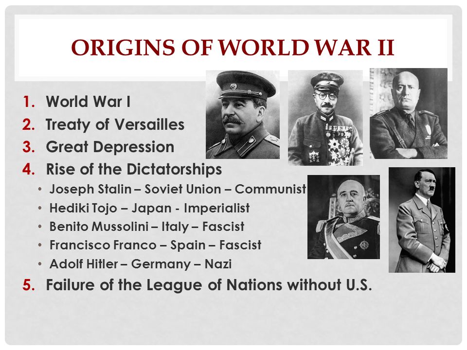 origins of world war 2