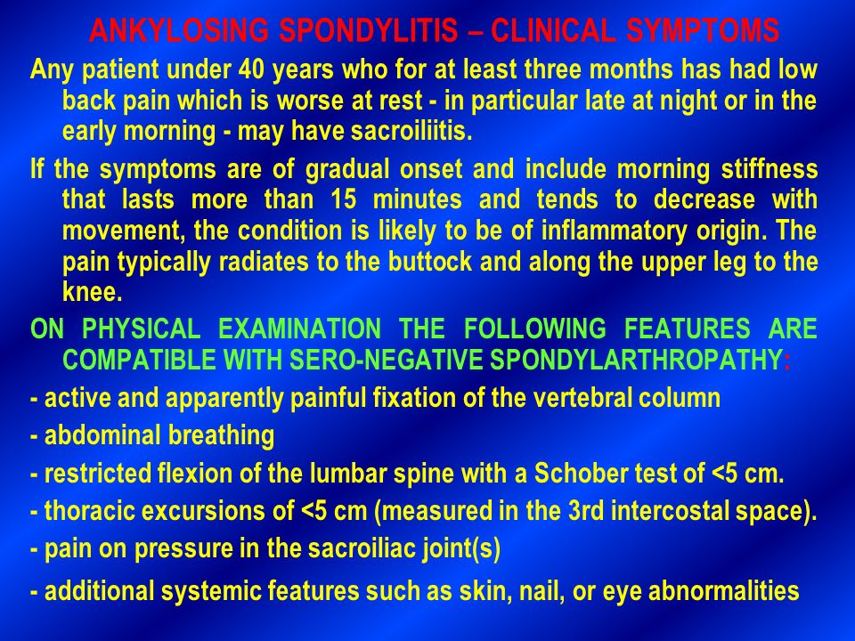 10 Unusual Symptoms of Ankylosing Spondylitis