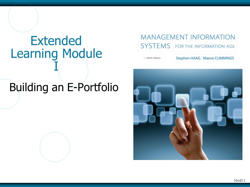 Extended Learning Module I