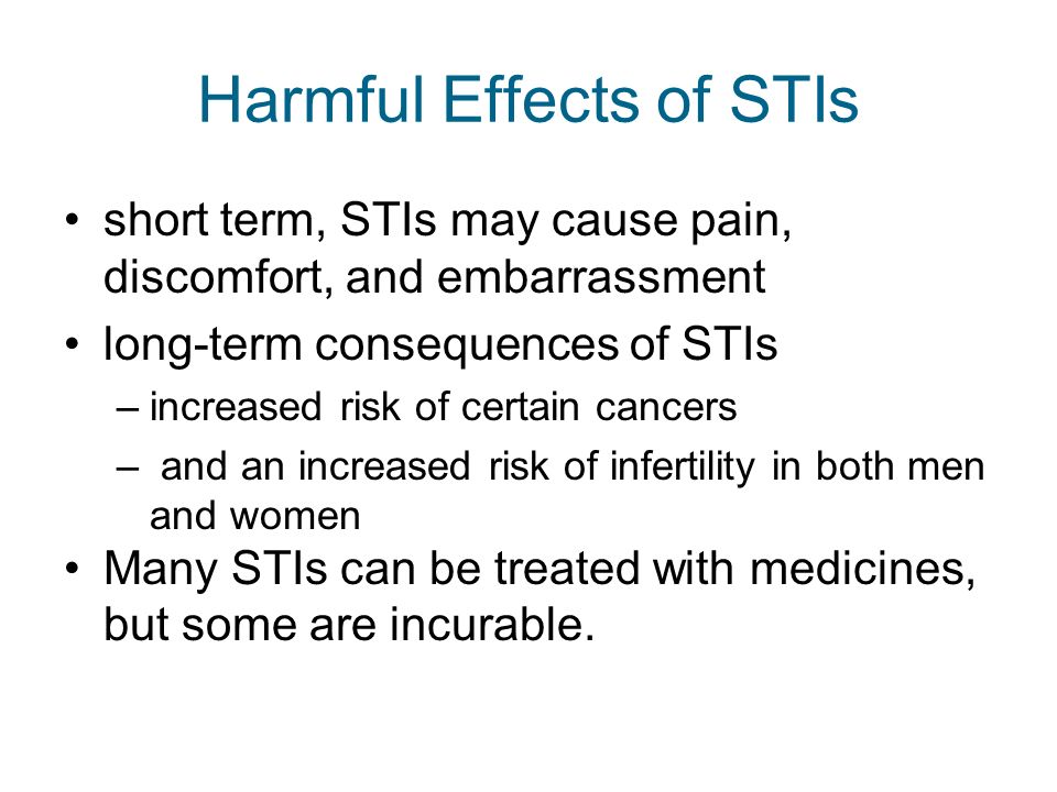 Harmful Effects of STIs