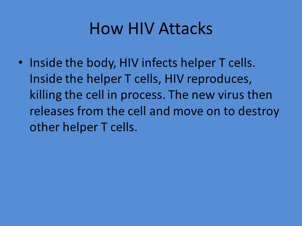 How HIV Attacks