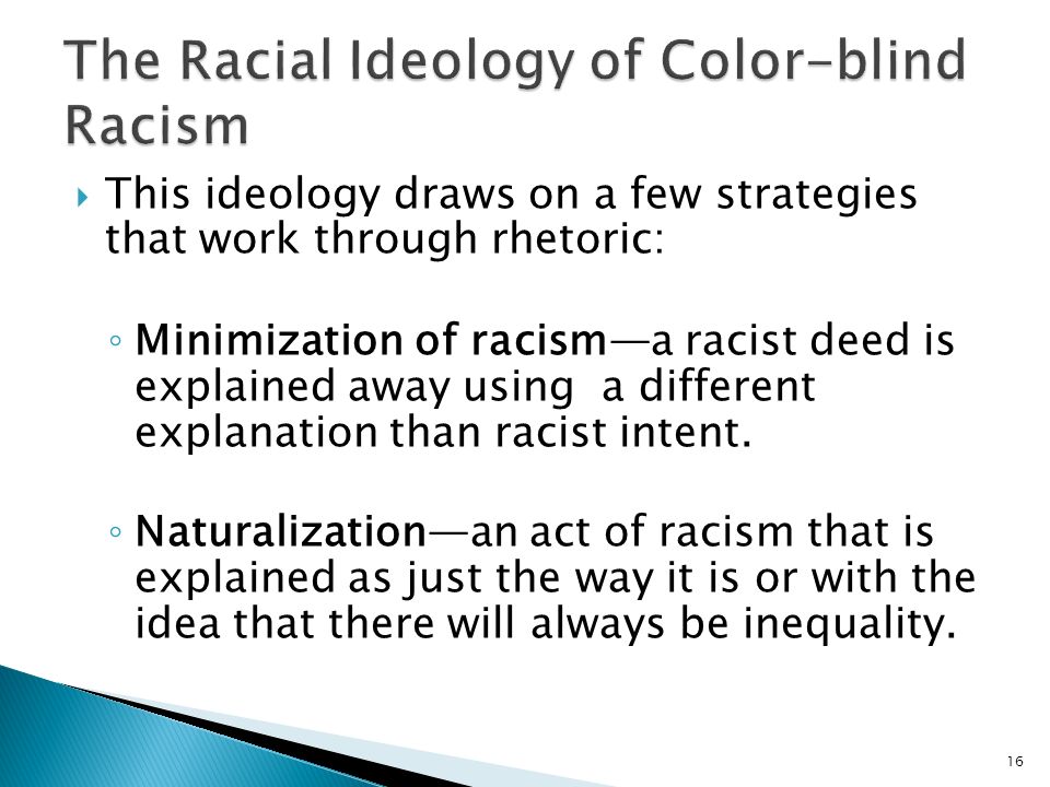 Chapter Three Racial Ideologies From The 1920s To The Present
