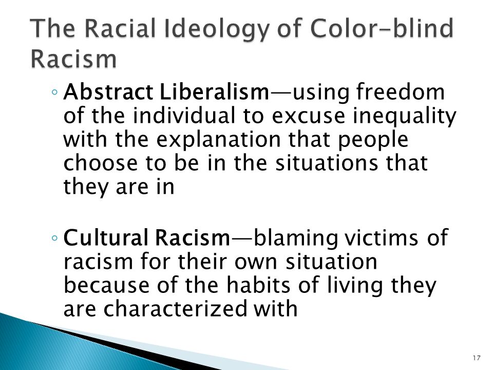 Chapter Three Racial Ideologies From The 1920s To The Present