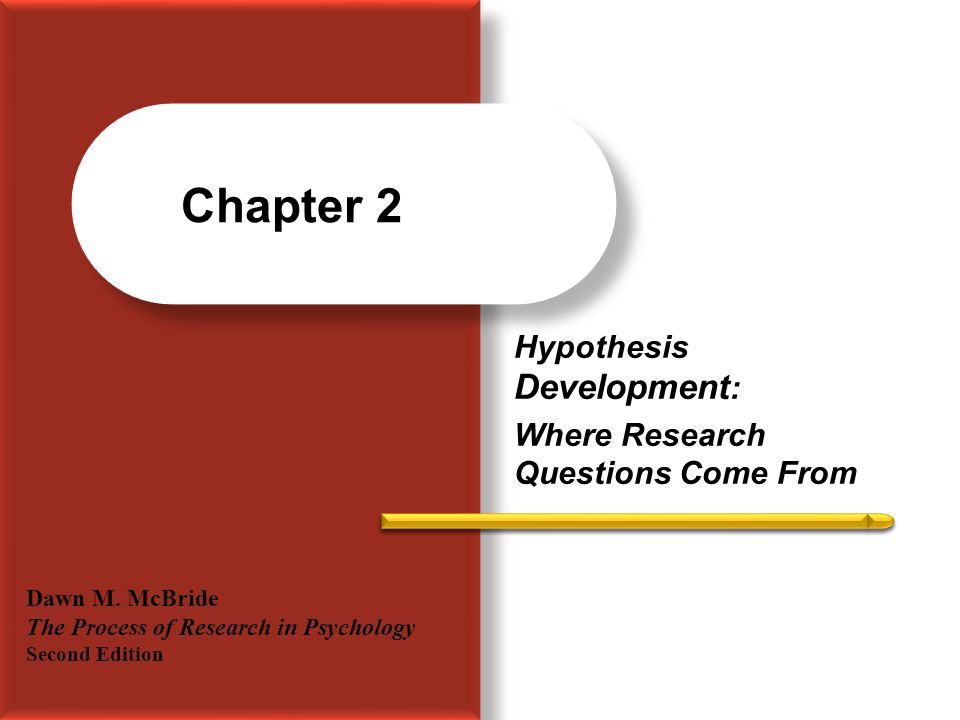 Hypothesis Development: Where Research Questions Come From