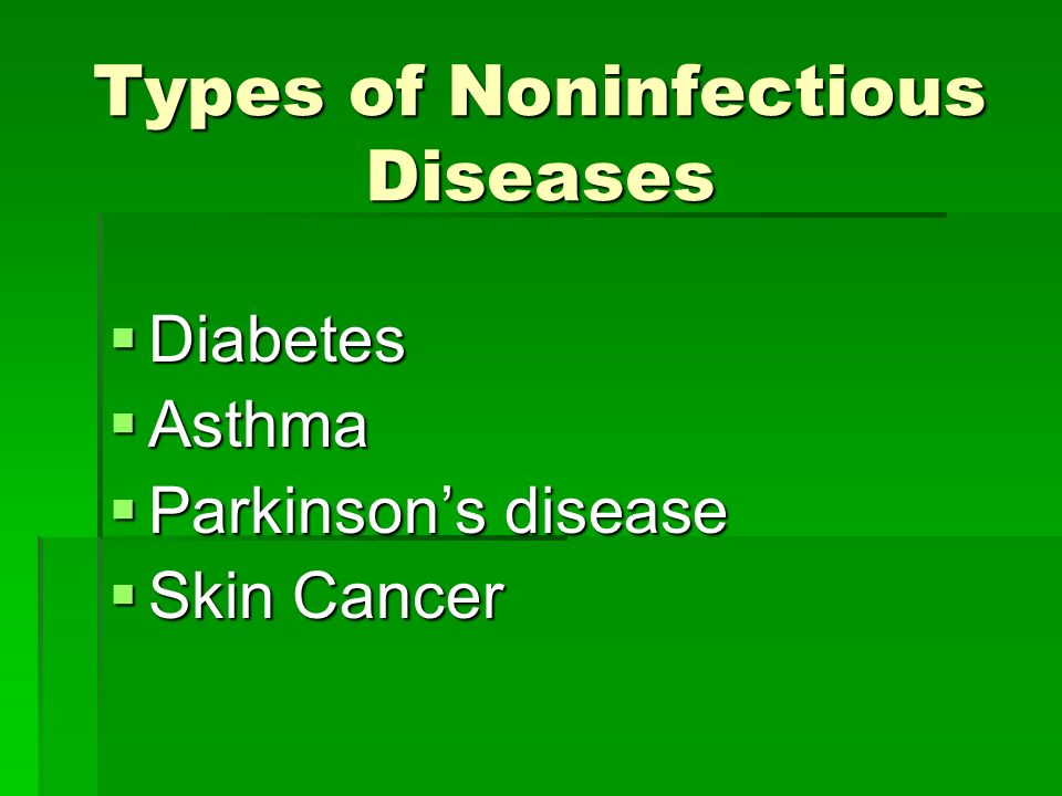 Non Infectious Disease Ppt Video Online Download