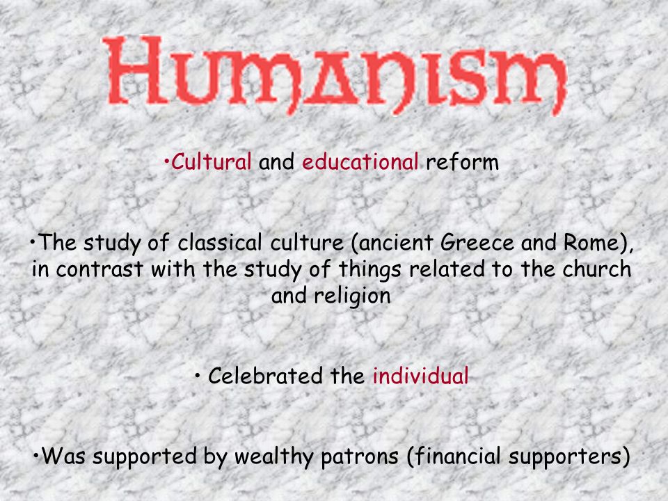 Cultural and educational reform