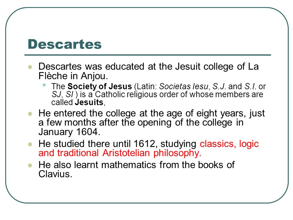 Rene Descartes Pierre Fermat And Blaise Pascal Ppt Download