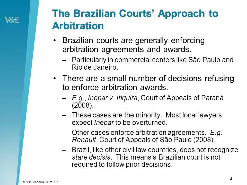 Brainstorming in Brasil about infrastruture and arbitration