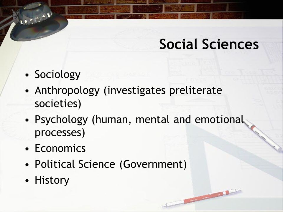 Social Sciences Sociology