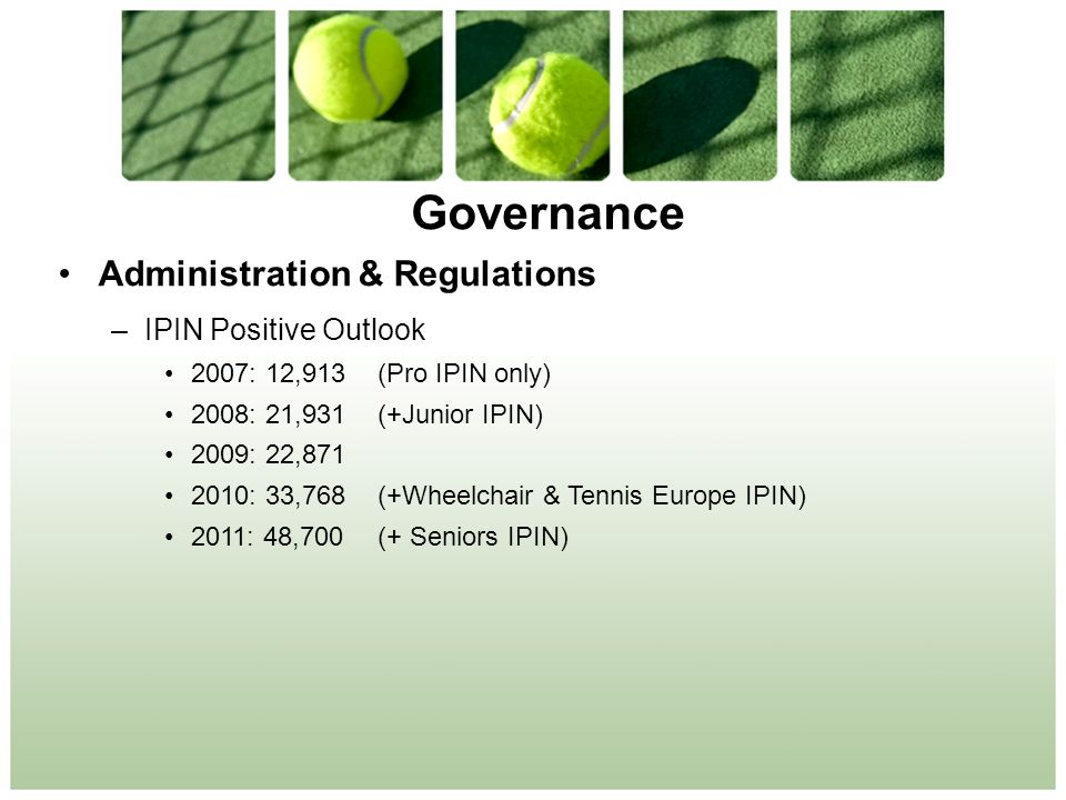 International Tennis Federation Overview - ppt video online download
