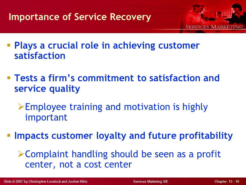 Importance of Service Recovery