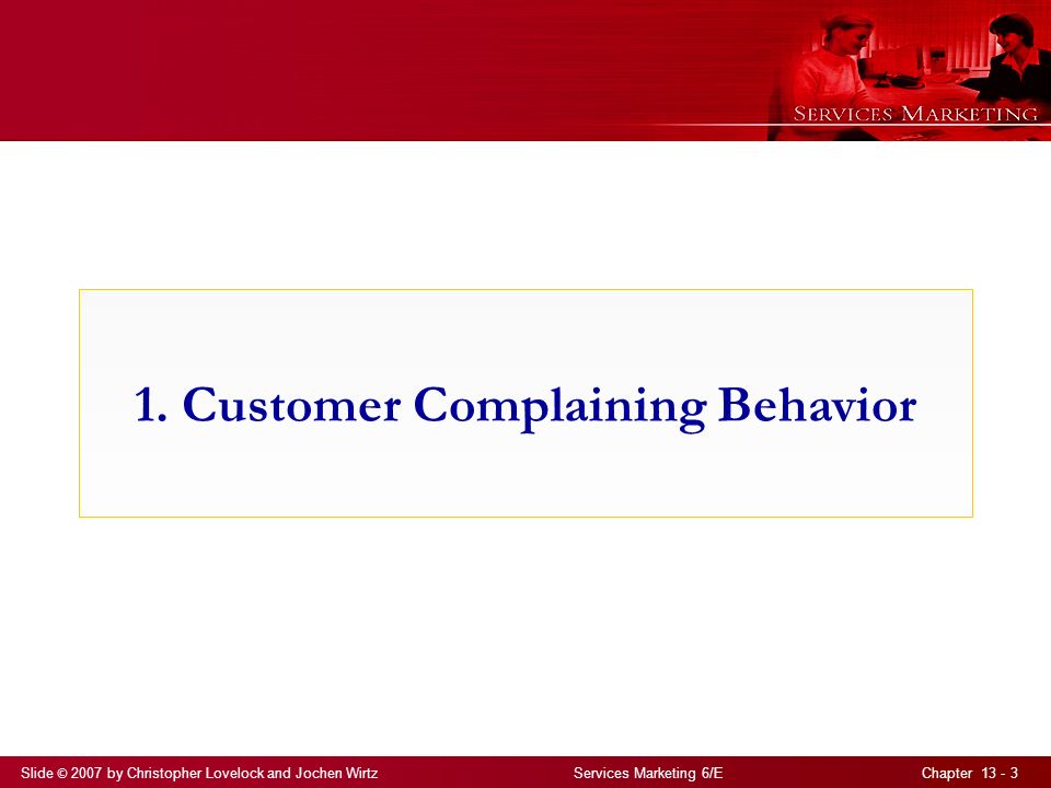 1. Customer Complaining Behavior