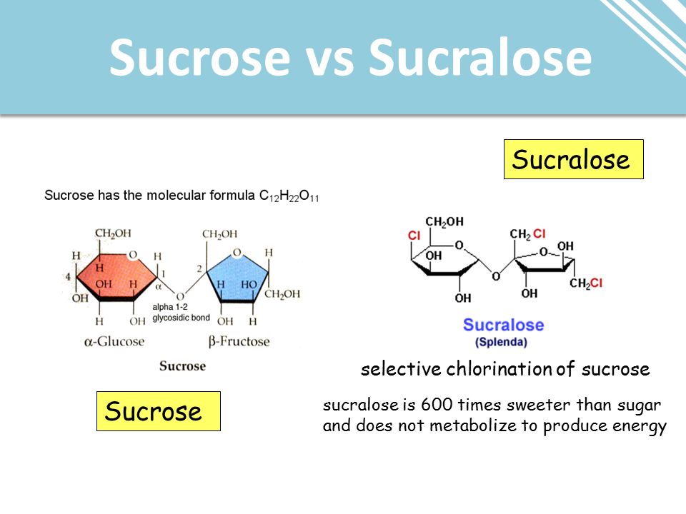 What Is the Difference Between Sucrose and Sucralose?