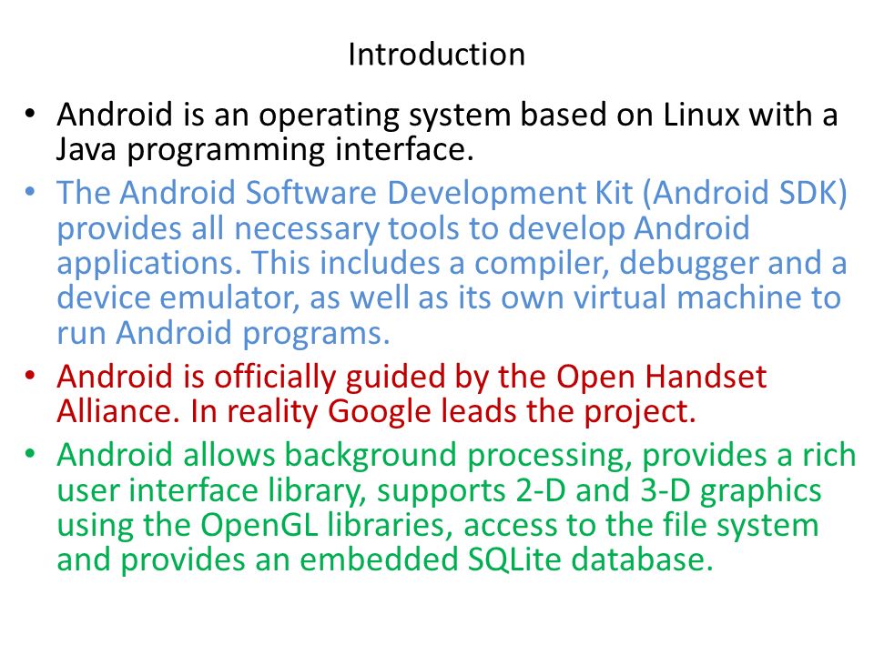 Introduction to Android Development - GeeksforGeeks