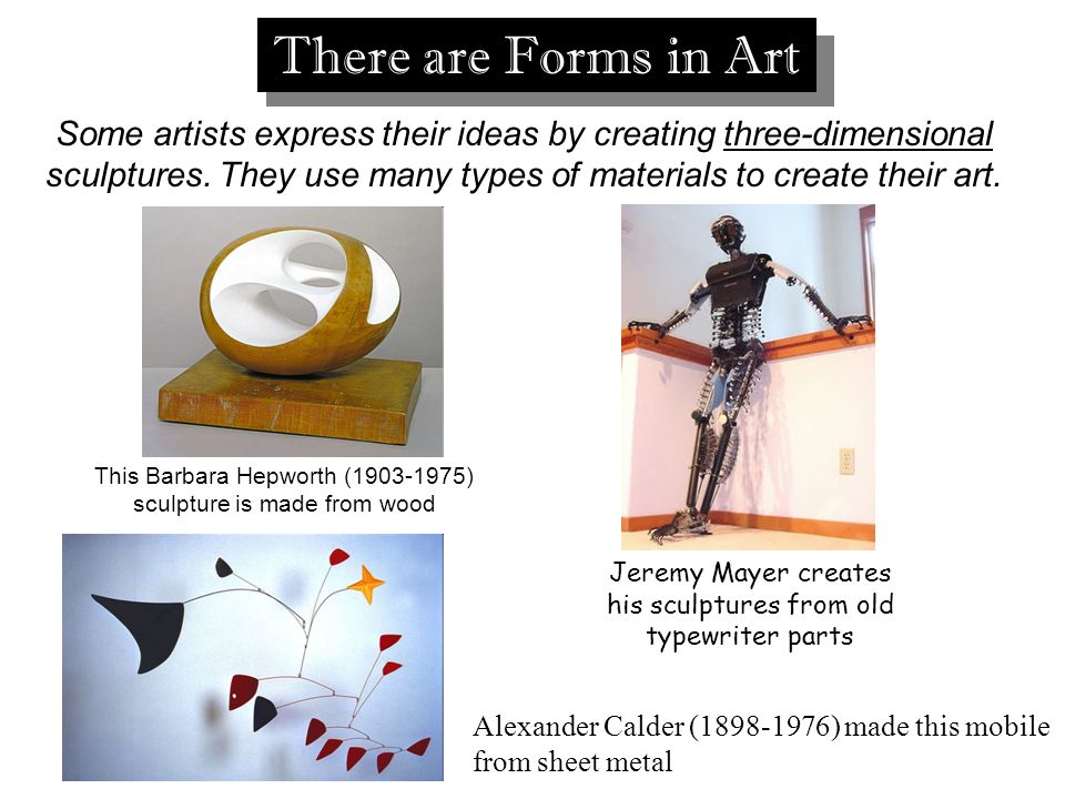 There are Forms in Art