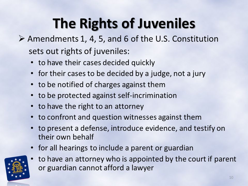 The Rights of Juveniles