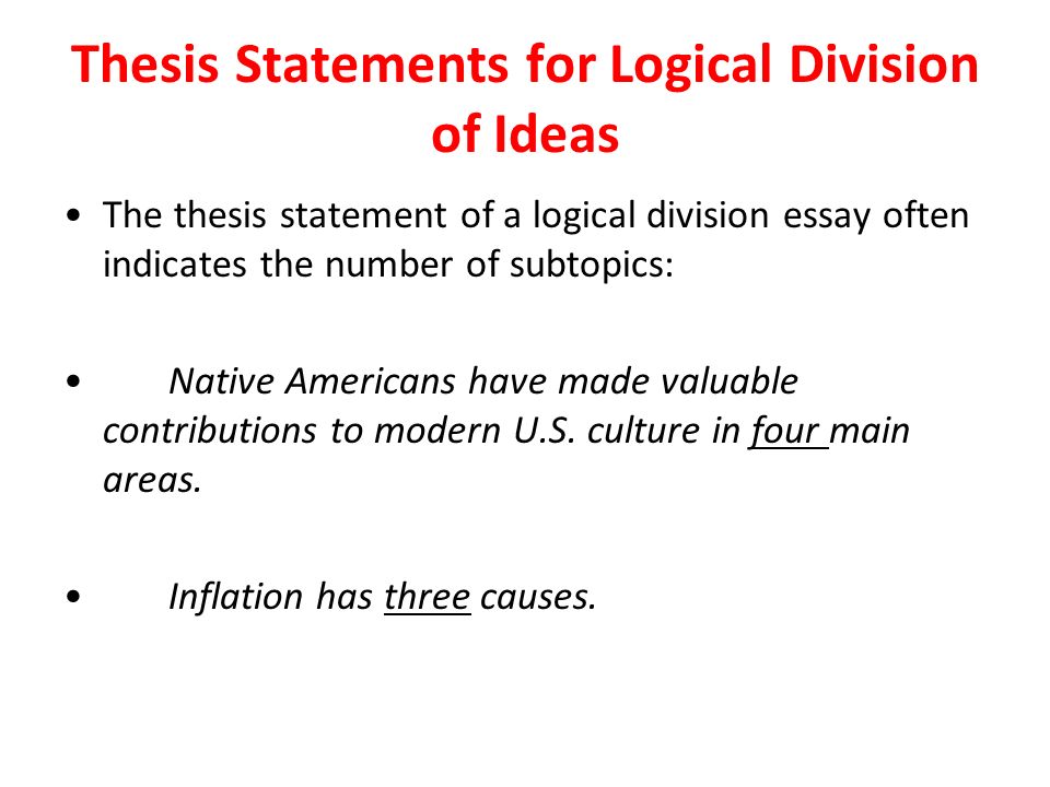 what is a division essay