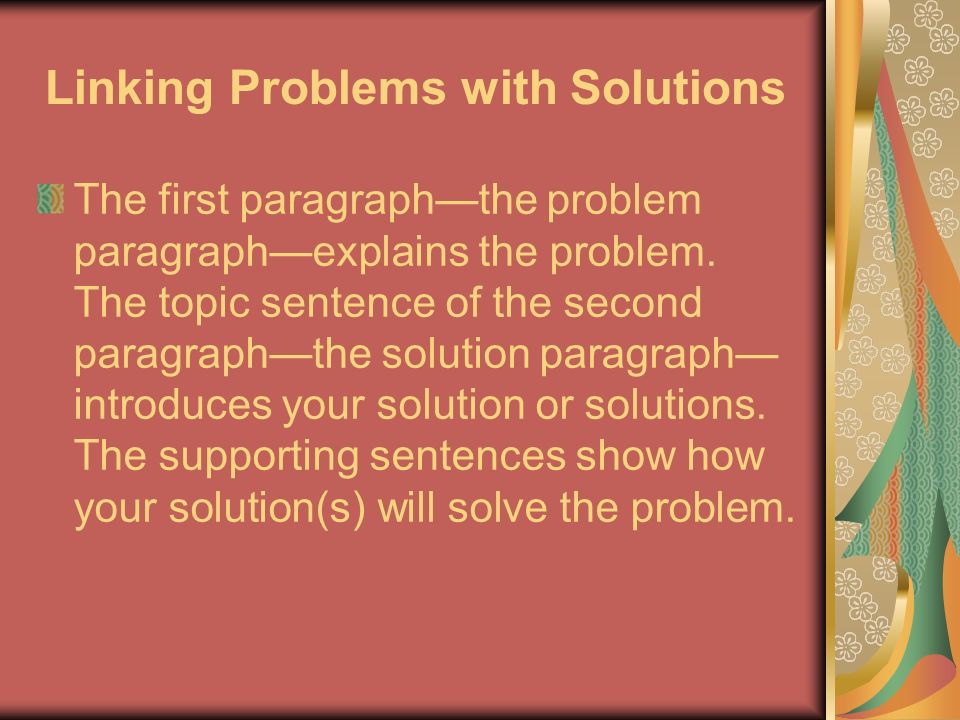 Linking Problems with Solutions