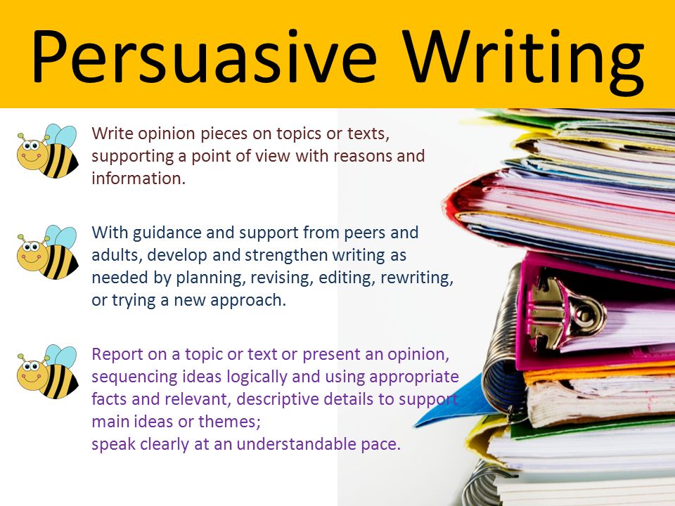 facts for persuasive essays