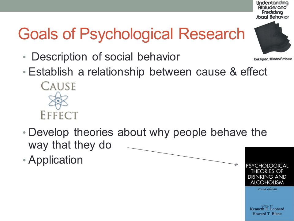 Goals of Psychological Research