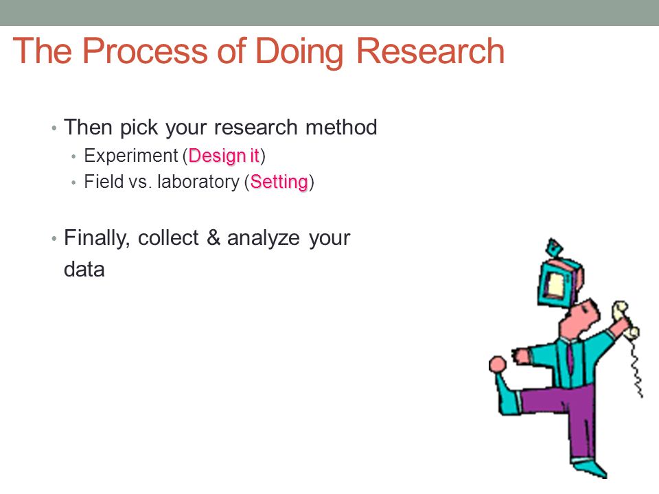 The Process of Doing Research