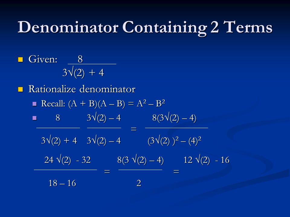 Chapter 7 Radicals Radical Functions And Rational Exponents Ppt Video Online Download