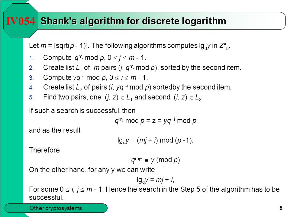 Chapter 8 Other Cryptosystems Ppt Download