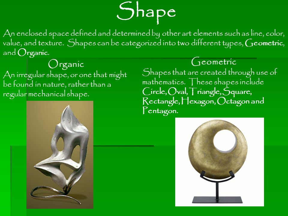 Shape Geometric Organic