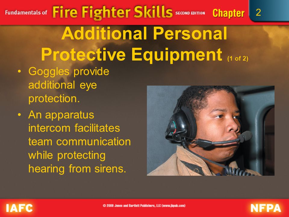 Additional Personal Protective Equipment (1 of 2)
