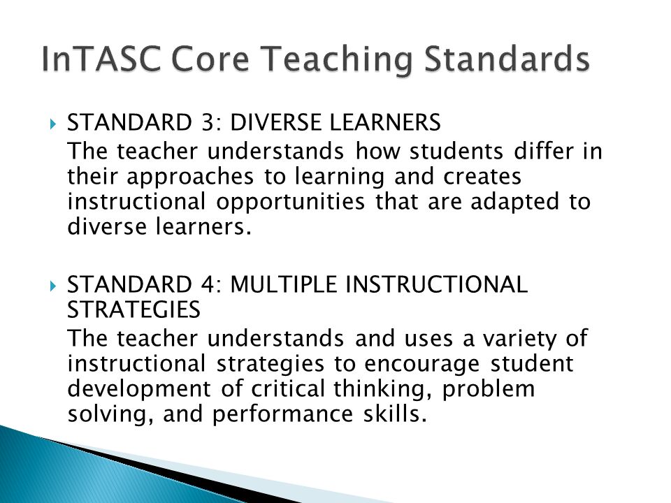 InTASC Core Teaching Standards