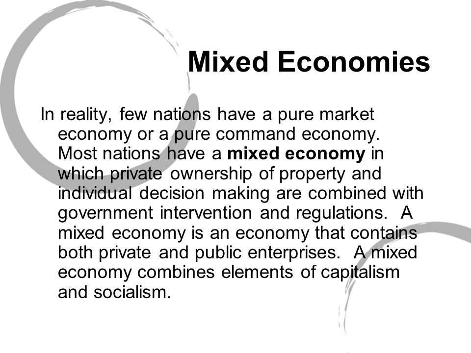 Mixed Economies
