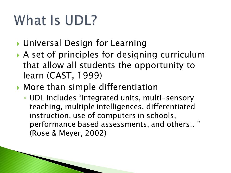 What Is UDL Universal Design for Learning