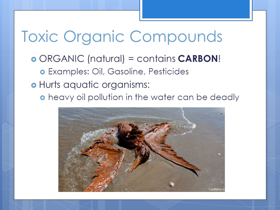 Toxic Organic Compounds