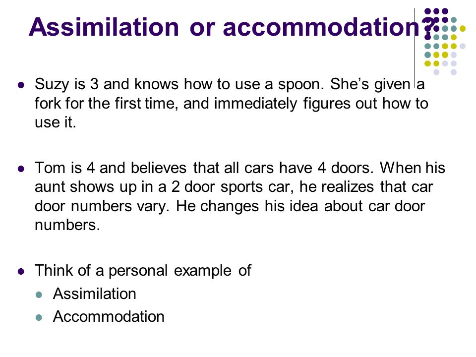 accommodation in developmental psychology