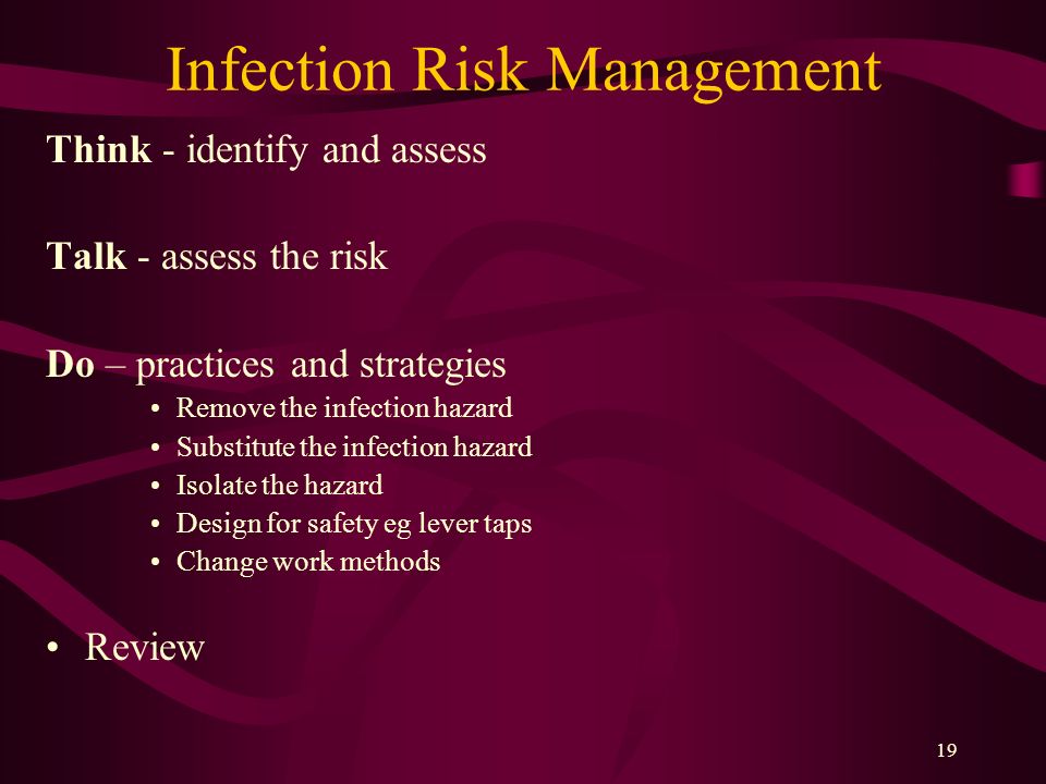 Infection Risk Management