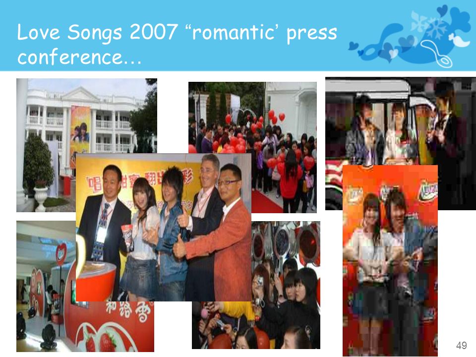 Love Songs 2007 romantic’ press conference…
