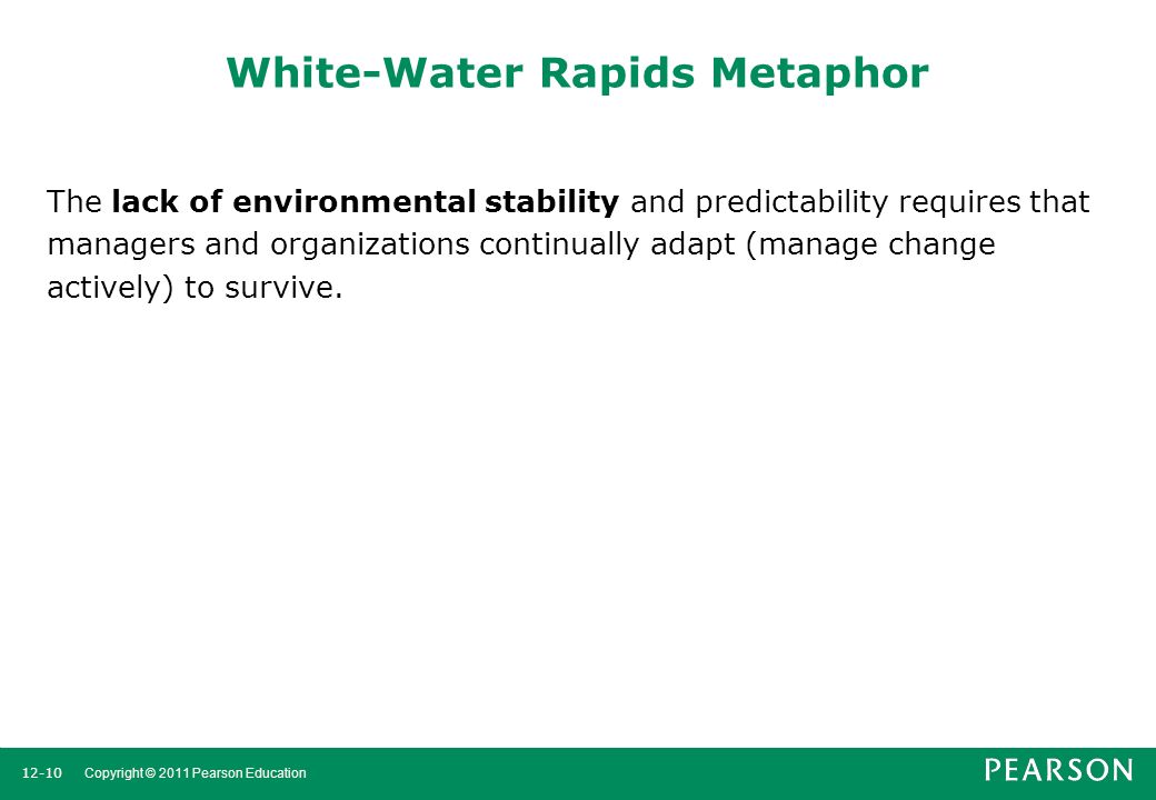 White-Water Rapids Metaphor