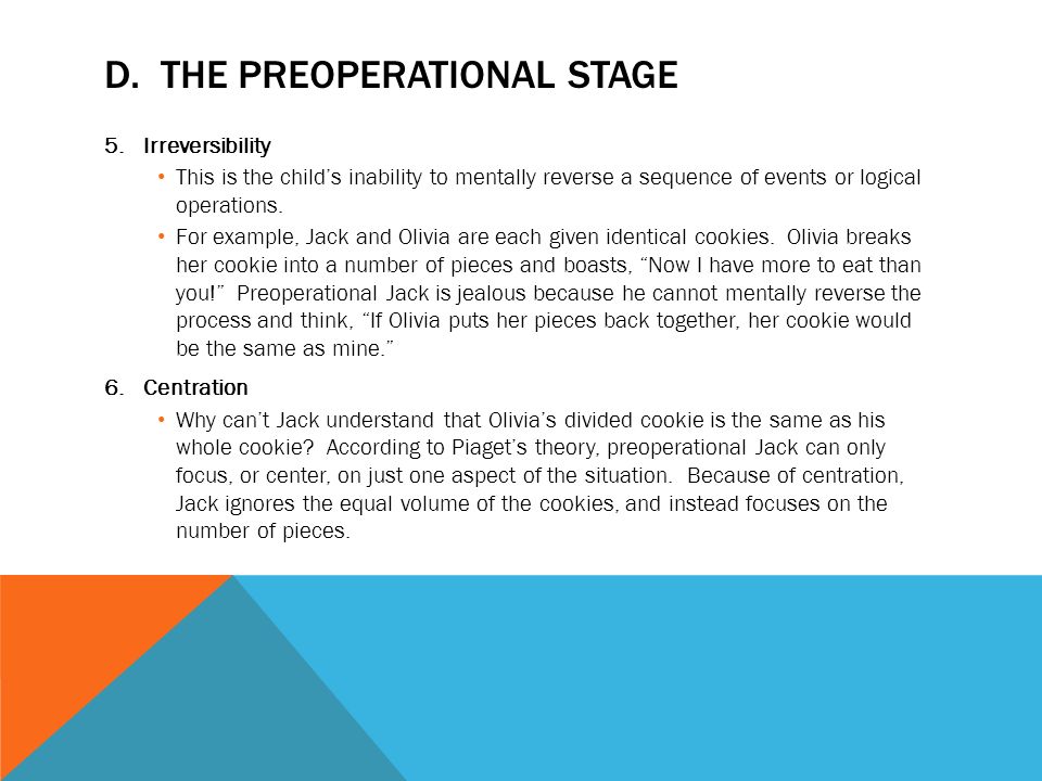 at what age is the preoperational stage according to piaget