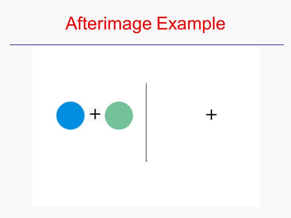 Afterimage Example