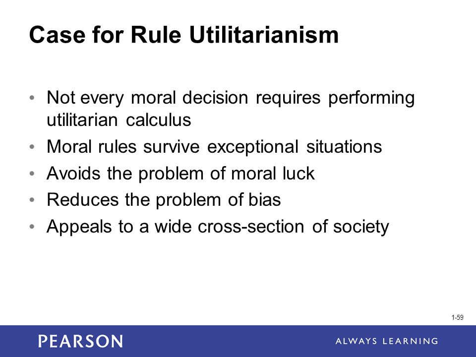 Case for Rule Utilitarianism