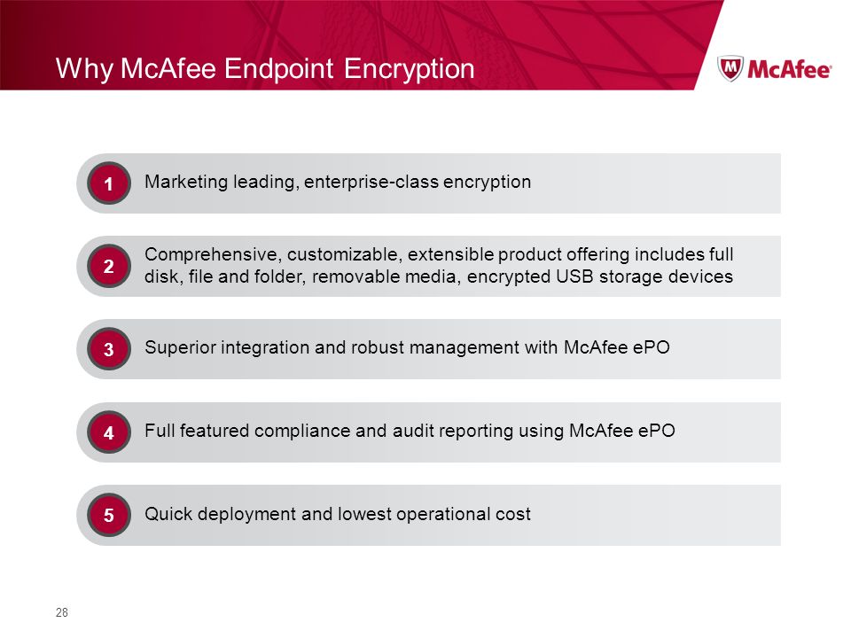 McAfee Endpoint Encryption - ppt download