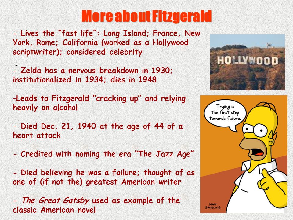 More about Fitzgerald