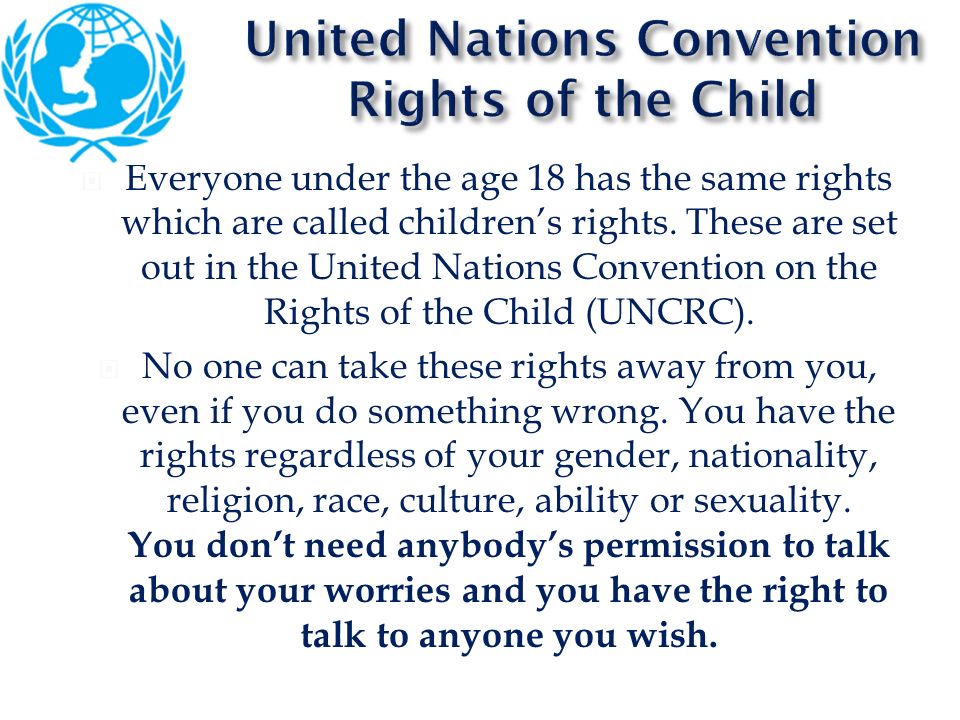 United Nations Convention Rights of the Child