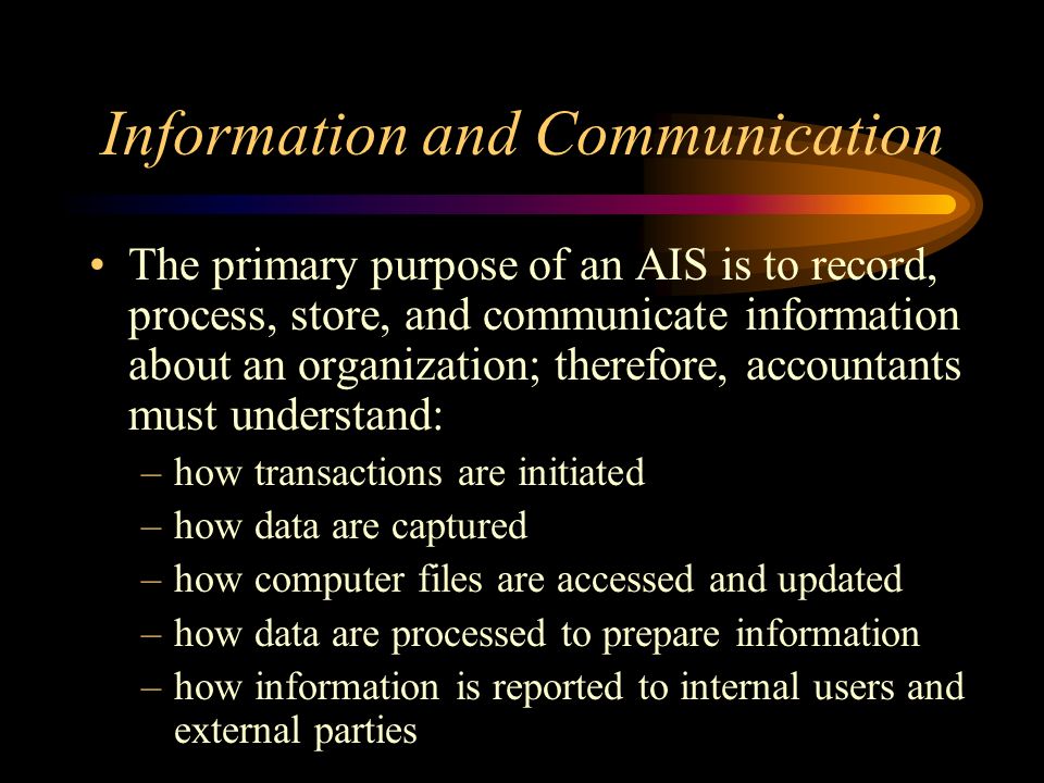 Information and Communication