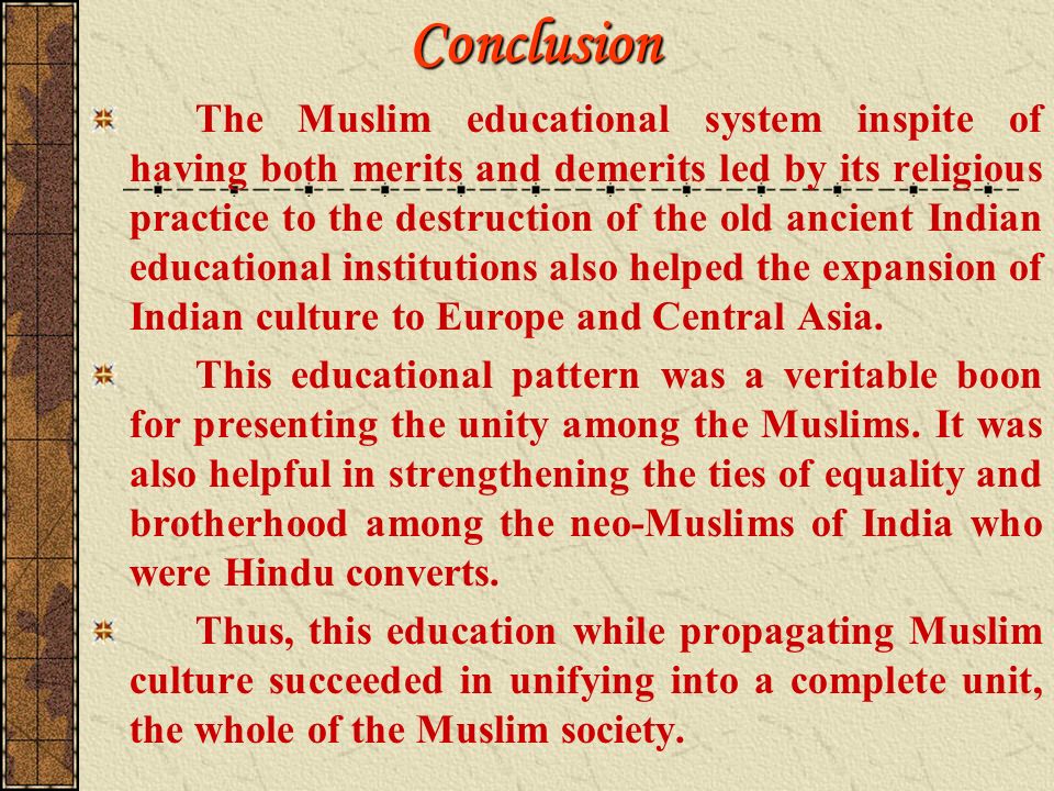 conclusion of education system in india