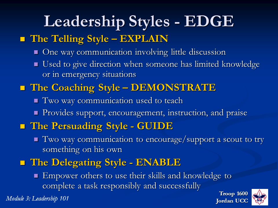 Leadership Styles - EDGE