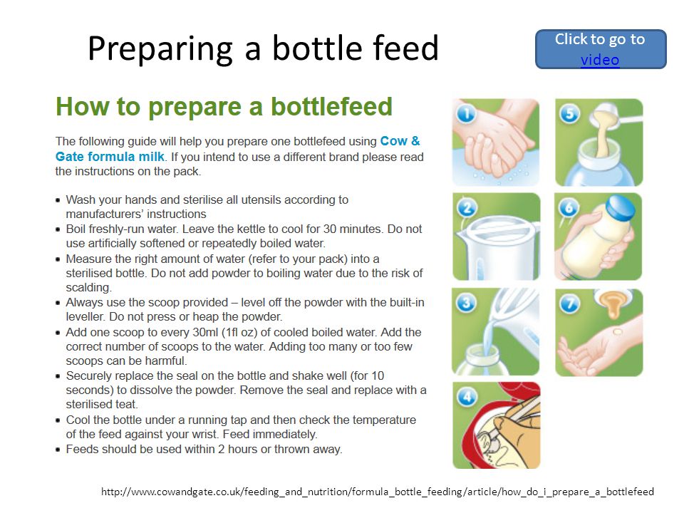 guide to bottle feeding