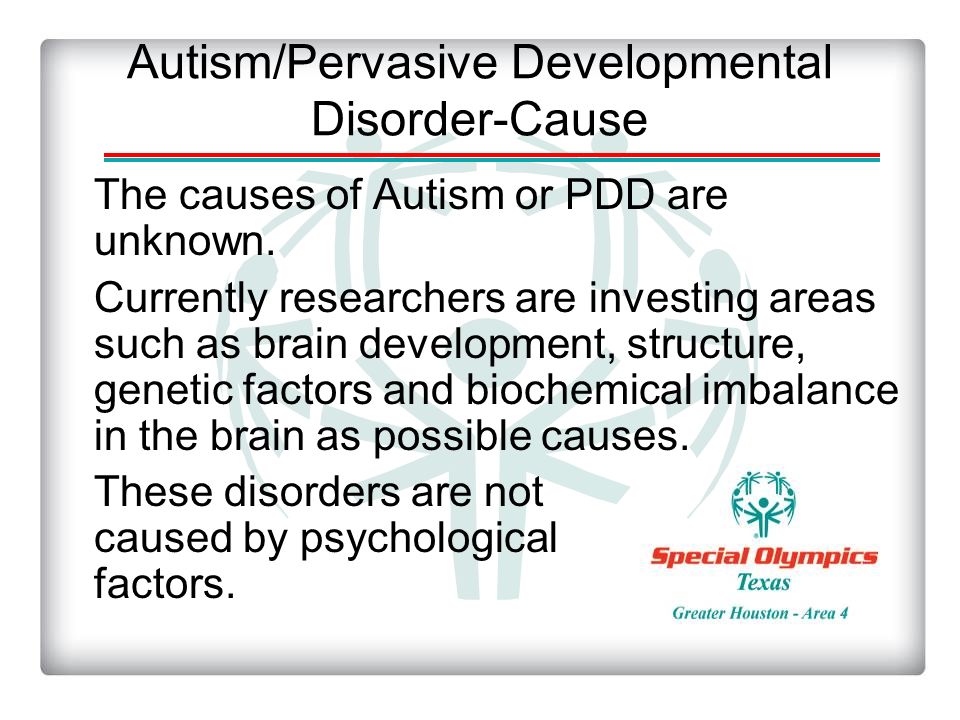 define pervasive developmental disorder