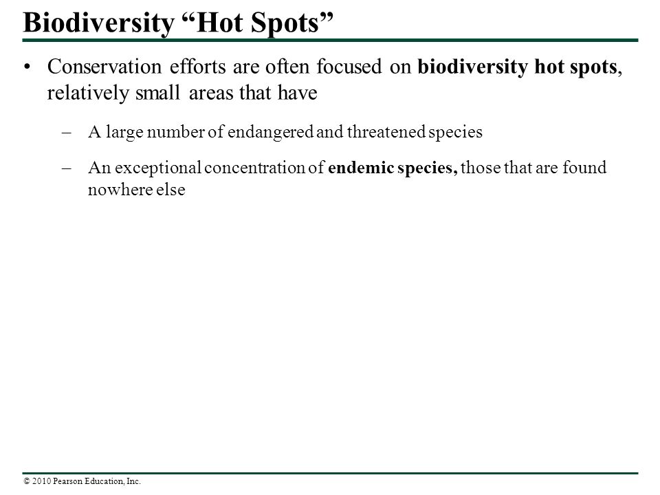 Biodiversity Hot Spots