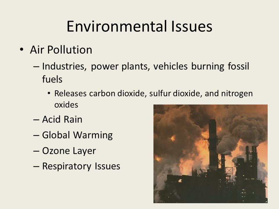 Environmental Issues Air Pollution